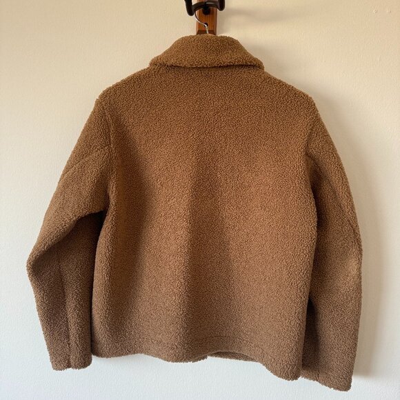 Uniqlo Teddy Tan Fleece Jacket - Picture 2 of 5